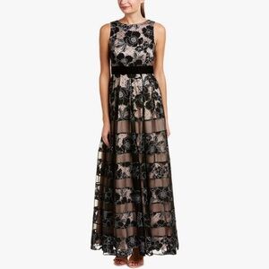 Eliza J - Floral Sleeveless Ballgown